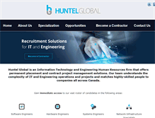 Tablet Screenshot of huntelglobal.com